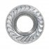 Sealey Zinc Plated Serrated Flange Nut M8 - Pack of 100