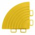 Sealey Polypropylene Floor Tile Corner 60 x 60mm Yellow - Pack of 4