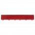 Sealey Polypropylene Floor Tile Edge 400 x 60mm, Red Female - Pack of 6