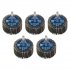 Sealey 50 x 25mm Abrasive Flap Wheel on 6mm Shaft Assorted Grit - Pack of 5