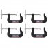 Sealey Junior C-Clamp Set 51mm x 32mm 4pc