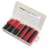 Sealey Heat Shrink Tubing Assortment 50 & 100mm 180pc - Black & Red