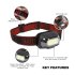 Sealey Rechargeable Head Torch with Auto-Sensor 8W COB LED