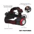 Sealey Rechargeable Head Torch with Auto-Sensor 5W COB LED