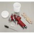 Sealey Workshop Series HVLP Gravity Feed Touch-Up Spray Gun 0.8mm Set-Up