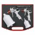 Sealey HVLP Top Coat/Touch-Up Gravity Feed Spray Gun Set