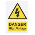 Sealey High Voltage Vehicle Warning Sign