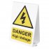 Sealey High Voltage Vehicle Warning Sign