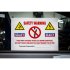 Sealey Hybrid/Electric Vehicle Warning Sign