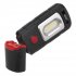 Sealey Rechargeable 360 Inspection Light 3W COB & 1W SMD LED - Black