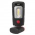 Sealey Rechargeable 360 Inspection Light 3W COB & 1W SMD LED - Black