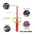 Sealey Rechargeable 360 Slim Inspection Light 8W & 1W SMD LED - Red