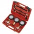 Sealey Motorcycle Compression & Fuel Pressure Gauge Set 3pc