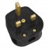 Sealey 13A Plug, Black - Pack of 20