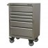 Sealey Premier Heavy-Duty Rollcab 6 Drawer 675mm - Stainless Steel