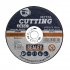 Sealey Cutting Disc Pack of 100 75 x 2mm 10mm Bore