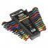 Sealey Siegen Multi-Coloured Combination Ratchet Spanner Set 12pc