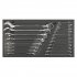 Sealey Tool Tray with Combination Spanner Set 19pc - Metric