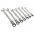 Sealey Siegen Flexi-Head Combination Ratchet Spanner Set 7pc