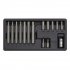 Sealey Hex Bit & Holder Set 15pc - Metric