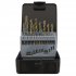 Sealey Siegen HSS Edge Ground Drill Bit Set 19pc - DIN 338