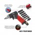 Sealey Premier Air Impact Wrench Diesel Glow Plug Kit 1/4