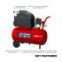 Sealey 24L Direct Drive Air Compressor 1.5hp