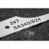 Sealey 74mm HSS Air Saw Blade 24tpi - Pack of 5