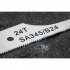 Sealey 74mm HSS Air Saw Blades Mixed - Pack of 15