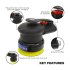 Sealey Premier Air Palm Orbital Sander 75mm