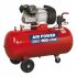 Sealey Air Compressor 100L V-Twin Direct Drive 3hp