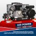 Sealey 100L Belt Drive Air Compressor with Cast Cylinders & Wheels 3hp