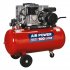 Sealey 100L Belt Drive Air Compressor with Cast Cylinders & Wheels 3hp