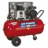 Sealey 100L Belt Drive Air Compressor with Cast Cylinders & Wheels 3hp