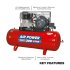 Sealey 200L Belt Drive Air Compressor with Cast Cylinders 5.5hp 3ph 2-Stage