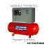 Sealey 270L Low Noise Belt Drive Air Compressor with Cast Cylinders 7.5hp 3ph 2-Stage