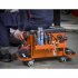 Sealey Mechanic's Utility Seat & Toolbox - Orange