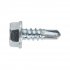 Sealey Zinc Plated Self-Drilling Hex Head Screw 4.2 x 13mm - Pack of 100