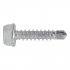 Sealey Zinc Plated Self-Drilling Hex Head Screw 4.2 x 19mm - Pack of 100