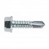 Sealey Zinc Plated Self-Drilling Hex Head Screw 6.3 x 25mm - Pack of 100