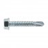 Sealey Zinc Plated Self-Drilling Hex Head Screw 6.3 x 38mm - Pack of 100