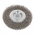 Sealey 100mm Crimped Flat Wire Brush with 6mm Shaft