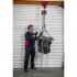 Sealey Portable Adjustable Gantry Crane with Geared Trolley Combo 1 Tonne