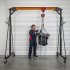 Sealey Portable Adjustable Gantry Crane with Geared Trolley Combo 1 Tonne