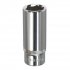 Sealey Premier Fully Polished Deep Socket 1/4