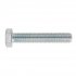 Sealey 8.8 Zinc Plated HT Setscrew M14 x 80mm, DIN 933 - Pack of 10