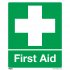 Sealey Worksafe First Aid Safety Sign - Self-Adhesive Vinyl