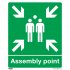 Sealey Worksafe Assembly Point Safety Sign - Rigid Plastic