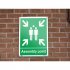 Sealey Worksafe Assembly Point Safety Sign - Rigid Plastic