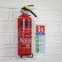 Sealey Worksafe Powder Fire Extinguisher Safety Sign - Rigid Plastic